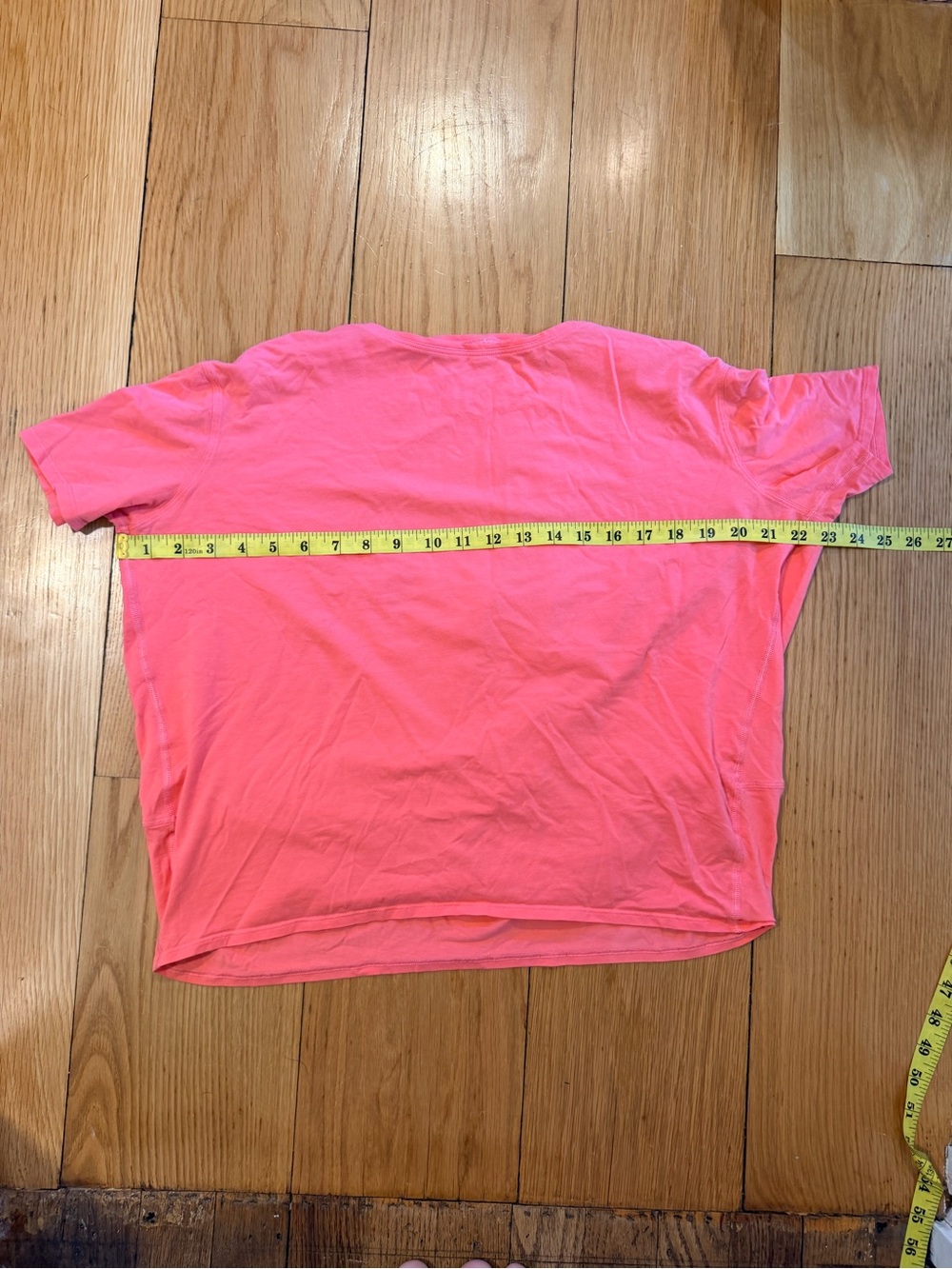 Women's Lululemon Relaxed Crewneck Boatneck Tee - Coral Pink - Picture 2 of 6